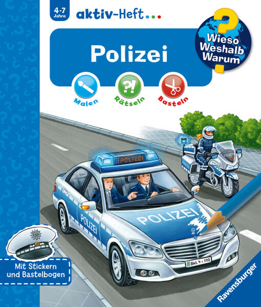 Bild zu Wieso? Weshalb? Warum? aktiv-Heft: Polizei von Krause, Joachim (Illustr.)