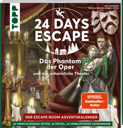 Bild zu 24 DAYS ESCAPE - Der Escape Room Adventskalender: Das Phantom der Oper und das unheimliche Theater von Müseler, Joel 