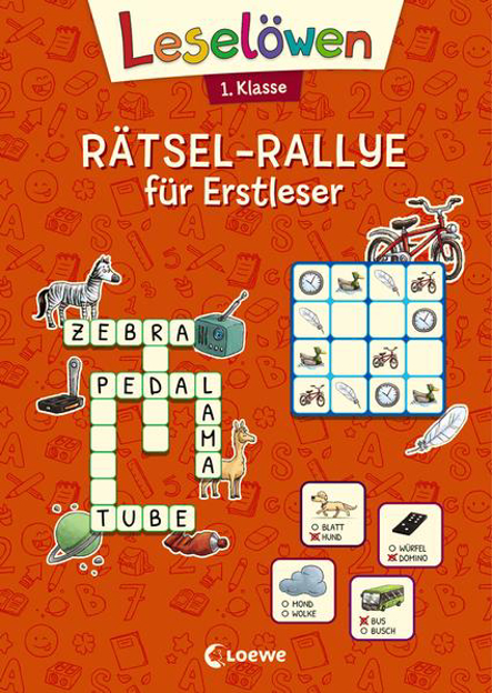 Bild zu Leselöwen Rätsel-Rallye für Erstleser - 1. Klasse (orange) von Loewe Lernen und Rätseln (Hrsg.) 