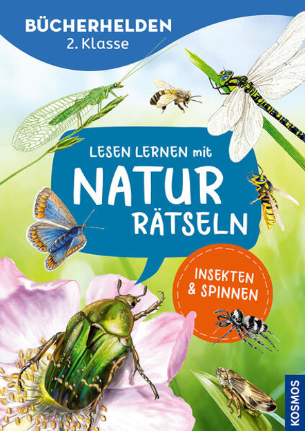 Bild zu Lesen lernen mit Naturrätseln, Bücherhelden 2. Klasse, Insekten & Spinnen von Duppke, Leonie