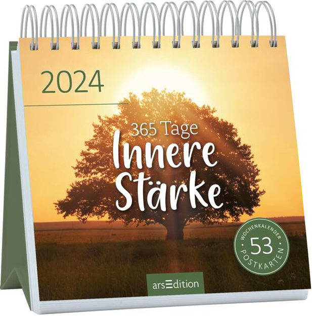 Bild zu Postkartenkalender 365 Tage Innere Stärke 2024