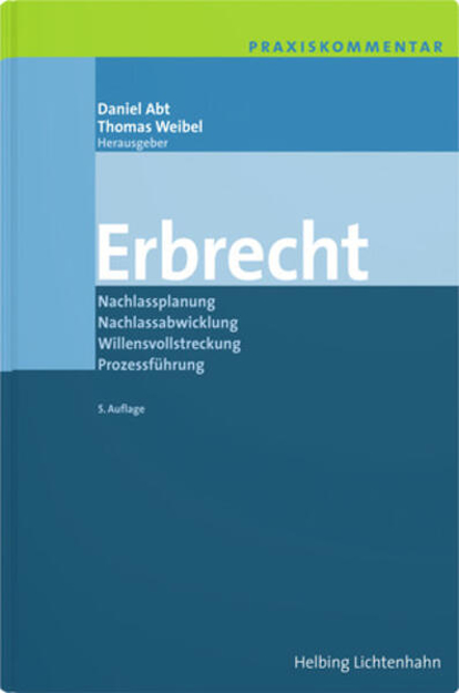Bild zu Praxiskommentar Erbrecht von Abt, Daniel (Hrsg.) 