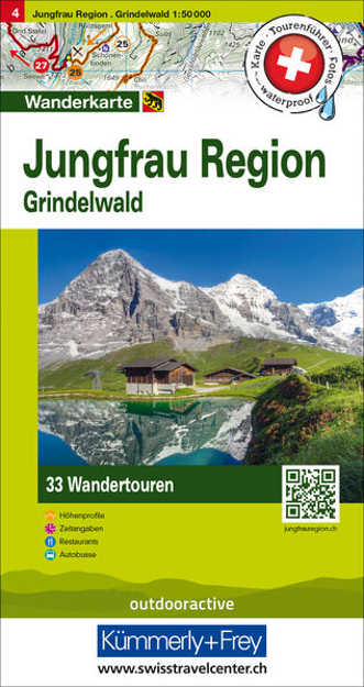 Bild zu Jungfrau Region Grindelwald Nr. 04 Touren-Wanderkarte 1:50 000. 1:50'000 von Hallwag Kümmerly+Frey AG (Hrsg.)