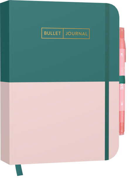 Bild zu Bullet Journal "Greenery Rose" 05 mit original Tombow TwinTone Dual-Tip Marker 61 peach pink