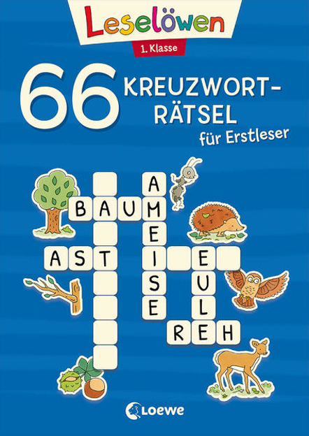 Bild zu 66 Kreuzworträtsel für Erstleser - 1. Klasse (Blau) von Loewe Erstlesebücher (Hrsg.) 