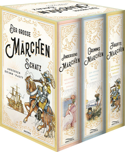 Bild zu Der große Märchenschatz (Andersens Märchen - Grimms Märchen - Hauffs Märchen) (3 Bände im Schuber) von Grimm, Wilhelm 
