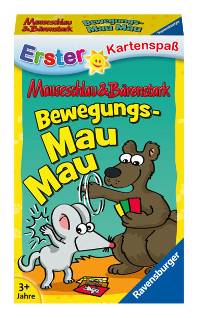 Bild zu Ravensburger 20347 - Bewegungs Mau Mau, Mauseschlau & Bärenstark für Kinder, Kinderspiel für 2-4 Spieler, Kartenspiel ab 3 Jahren