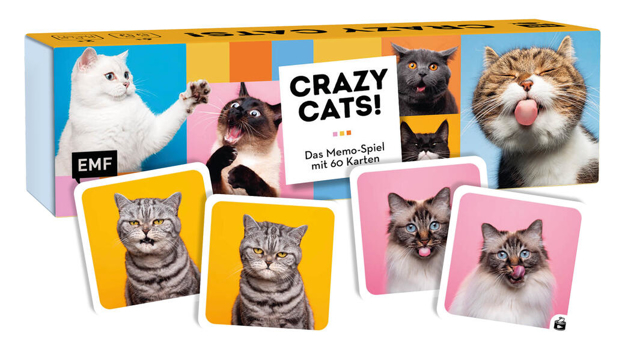 Bild zu Memo-Spiel: Crazy cats!