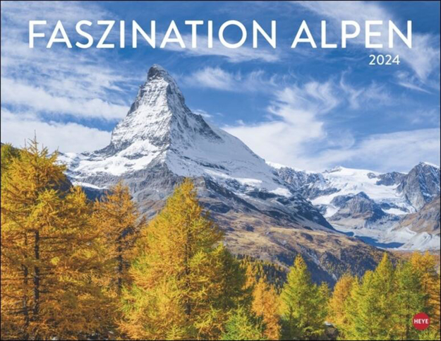 Bild zu Faszination Alpen Posterkalender 2024. Traumhafte Berg-Panoramen in einem Wandkalender. Dekorativer Poster-Kalender mit Monatskalendarium