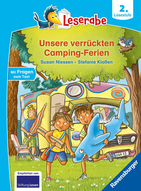 Bild zu Unsere verrückten Camping-Ferien - lesen lernen mit dem Leseraben - Erstlesebuch - Kinderbuch ab 7 Jahren - lesen üben 2. Klasse (Leserabe 2. Klasse) von Niessen, Susan 