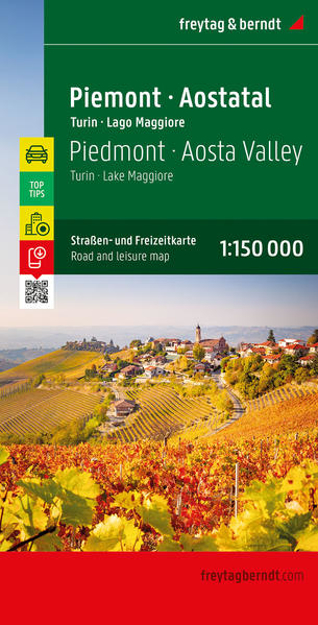 Bild zu Piemont - Aostatal, Straßen- und Freizeitkarte 1:150.000, freytag & berndt. 1:150'000 von Freytag-Berndt und Artaria KG (Hrsg.)