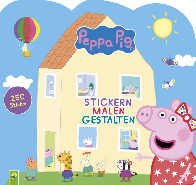 Bild zu Peppa Pig- Stickern Malen Gestalten von Schwager & Steinlein Verlag