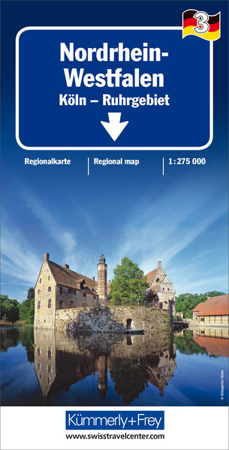 Bild zu Nordrhein Westfalen, Köln-Ruhrgebiet, Nr. 03 Regionalkarte Deutschland 1:275 000. 1:275'000 von Hallwag Kümmerly+Frey AG (Hrsg.)
