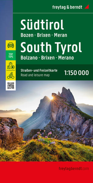 Bild von Südtirol, Straßen- und Freizeitkarte 1:150.000, freytag & berndt. 1:150'000 von freytag & berndt (Hrsg.)