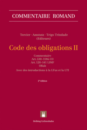 Bild zu Code des obligations II (CO II) von Amstutz, Marc (Hrsg.) 