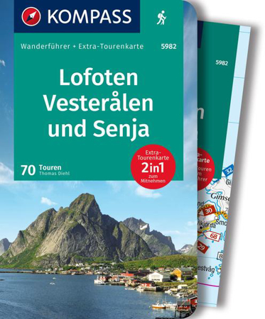 Bild zu KOMPASS Wanderführer Lofoten, Vesterålen und Senja, 70 Touren mit Extra-Tourenkarte von Diehl, Thomas