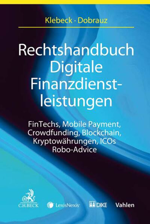 Bild zu Rechtshandbuch Digitale Finanzdienstleistungen von Klebeck, Ulf (Hrsg.) 