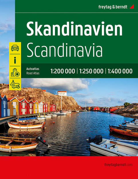 Bild zu Skandinavien, Autoatlas 1:200.000 - 1:400.000, freytag & berndt. 1:200'000 von freytag & berndt (Hrsg.)