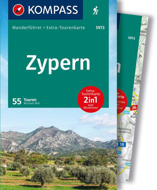 Bild zu KOMPASS Wanderführer Zypern, 55 Touren mit Extra-Tourenkarte