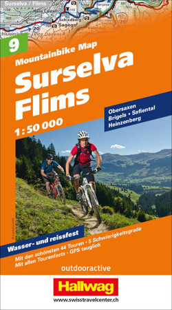Bild zu Surselva Flims Nr. 09 Mountainbike-Karte 1:50 000. 1:50'000 von Hallwag Kümmerly+Frey AG (Hrsg.)