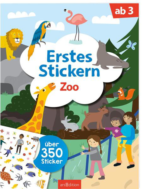 Bild zu Erstes Stickern - Zoo von Markiewicz, Izabella (Illustr.)