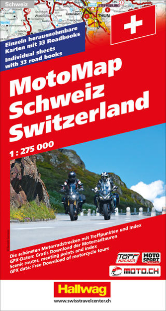 Bild zu Schweiz MotoMap 1:275 000 Motorradkarte. 1:275'000 von Hallwag Kümmerly+Frey AG (Hrsg.)