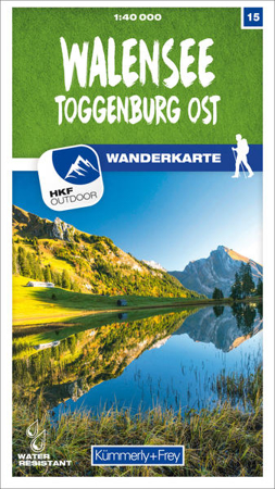 Bild zu Walensee - Toggenburg Ost Nr. 15 Wanderkarte 1:40 000. 1:40'000 von Hallwag Kümmerly+Frey AG (Hrsg.)