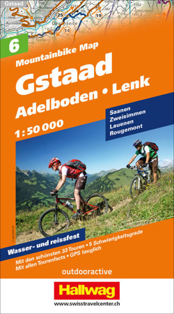 Bild zu Gstaad Adelboden Lenk Nr. 06 Mountainbike-Karte 1:50 000. 1:50'000 von Hallwag Kümmerly+Frey AG (Hrsg.)