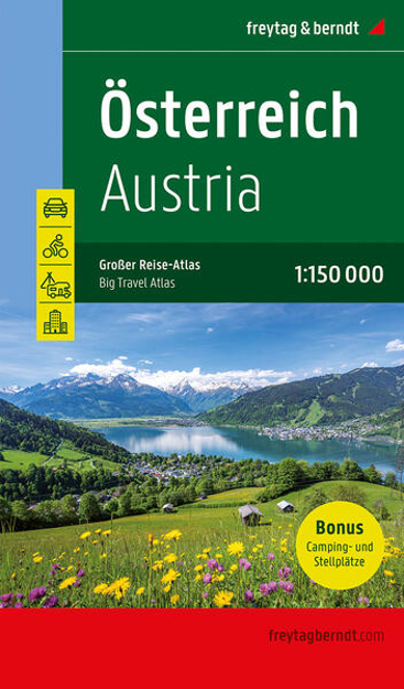 Bild zu Österreich, Autoatlas 1:150.000, freytag & berndt. 1:150'000 von freytag & berndt (Hrsg.)