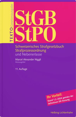 Bild zu TEXTO StGB/StPO von Niggli, Marcel Alexander (Hrsg.)