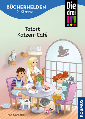 Bild zu Die drei !!!, Bücherhelden 2. Klasse, Tatort Katzen-Café von Heger, Ann-Katrin 