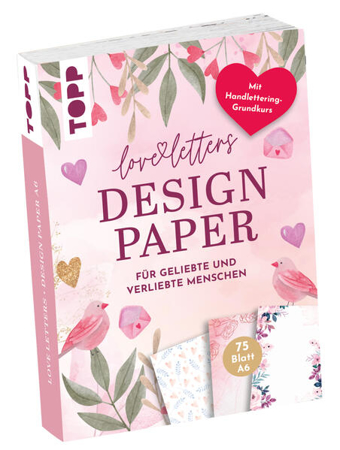 Bild zu Design Paper Love Letters A6 von Blum, Ludmila